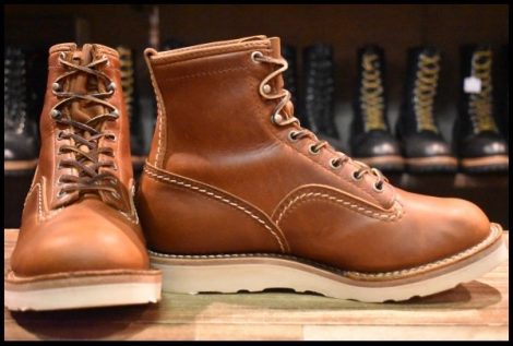 【7.5E 箱付 美品 24年】WESCO ウエスコ カスタムジョブマスターSLTT ブリティッシュタン ビブラム4014 編み上げ ブーツ HOPESMORE