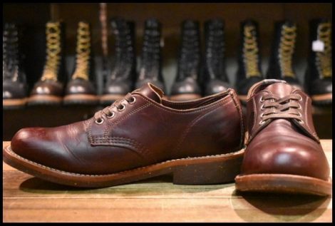 【8D 良品】Chippewa チペワ オックスフォード 1901M74 バーガンディ ブーツ HOPESMORE