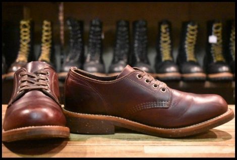 【8D 良品】Chippewa チペワ オックスフォード 1901M74 バーガンディ ブーツ HOPESMORE