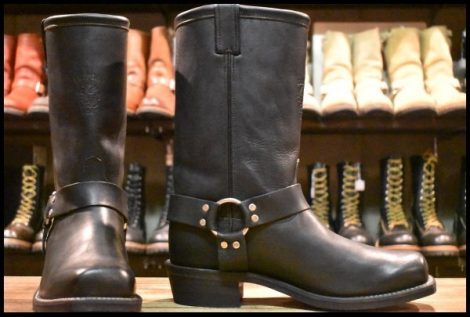 【11EE 美品 08年】Chippewa チペワ 27868 ハーネスエンジニアリングブーツ 黒 ブラック プルオン 11インチハイト ブーツ HOPESMORE