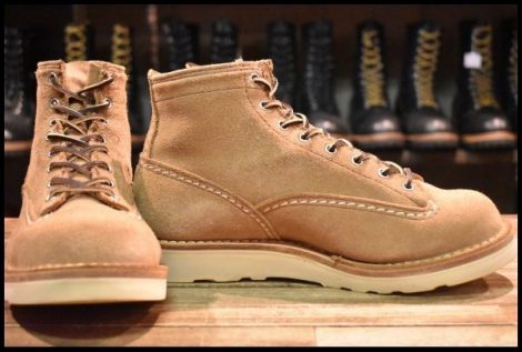 【7.5E 箱付 美品 19年】WESCO ウエスコ カスタムジョブマスターLTT バーラップ ラフアウト ラプターソール ブーツ HOPESMORE
