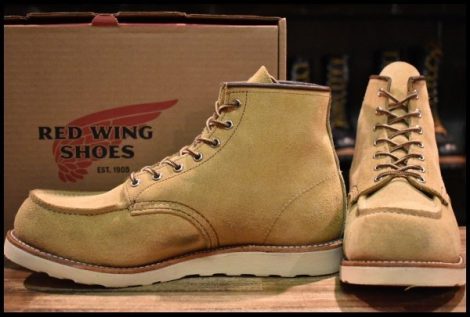 【11D 箱付 美品 25年】レッドウィング 8833 スエード アイリッシュセッター ホーソーン ラフアウト モック ブーツ redwing HOPESMORE