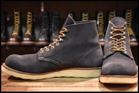 【8.5D 良品 BEAMS別注 11年】レッドウィング 8154 ネイビー スエード アイリッシュセッター ブーツ ビームス redwing HOPESMORE