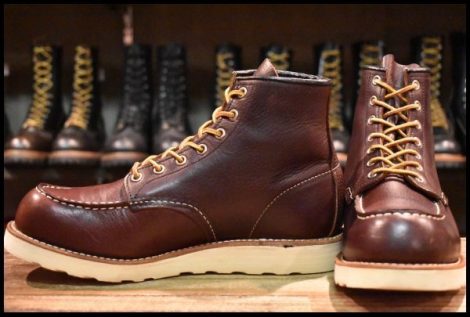 【8.5D 美品 20年】レッドウィング 8138 アイリッシュセッター 茶 ブライアーオイルスリック モックトゥ ブーツ redwing HOPESMORE