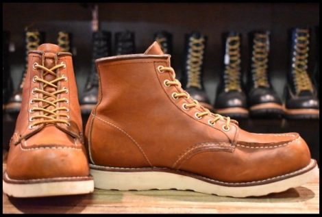 【8.5E 良品 22年】レッドウィング 875 アイリッシュセッター 茶 オロレガシー モックトゥ レースアップ ブーツ redwing HOPESMORE