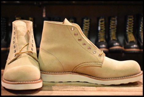 【9.5D 箱付 未使用 25年】レッドウィング 8167 スエード アイリッシュセッター ホーソーンアビレーン 編み上げ ブーツ redwing HOPESMORE