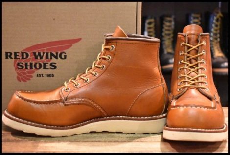 【7.5E 箱付 美品 22年】レッドウィング 875 アイリッシュセッター 茶 オロレガシー モック レースアップ ブーツ redwing HOPESMORE