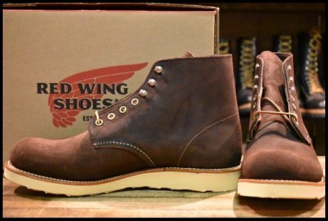 【10D 箱付 未使用 11年】レッドウィング 8164 スエード アイリッシュセッター 茶 ジャワ ミュールスキナー ブーツ redwing HOPESMORE