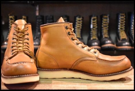 【9.5D 良品 11年】レッドウィング 875 アイリッシュセッター 茶 オロイジナル モックトゥ レースアップ ブーツ redwing HOPESMORE