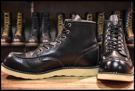 【10.5D 良品 11年】レッドウィング 8130 アイリッシュセッター 黒 ブラッククローム モックトゥ 8179 編み上げ ブーツ redwing HOPESMORE