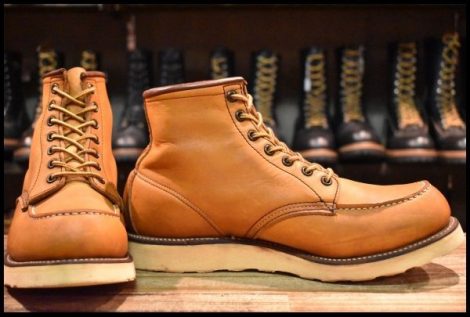 【10.5D 良品 犬刻印 97年】レッドウィング 875 アイリッシュセッター 茶 オロイジナル モックトゥ 編み上げ ブーツ redwing HOPESMORE