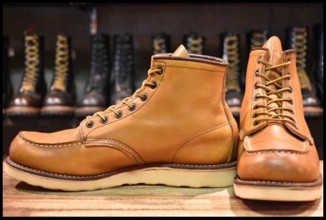 【9.5D 良品 11年】レッドウィング 875 アイリッシュセッター 茶 オロイジナル モックトゥ レースアップ ブーツ redwing HOPESMORE