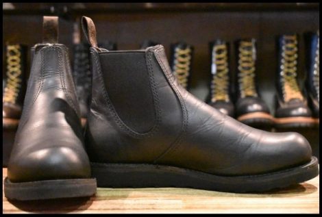 【8.5D 美品 23年】レッドウィング 3194 クラシックチェルシー サイドゴア ブラック ハーネス 黒 ブーツ redwing HOPESMORE