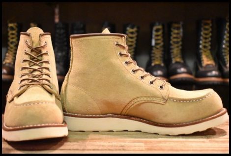【8D 美品 22年】レッドウィング 8833 スエード アイリッシュセッター ホーソーン ラフアウト モック ブーツ redwing HOPESMORE