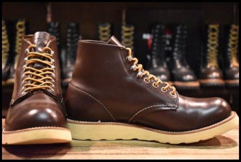 【7D 箱付 美品 犬タグ 98年】レッドウィング 8160 アイリッシュセッター ガラスレザー コレクテッドグレイン ブーツ redwing HOPESMORE