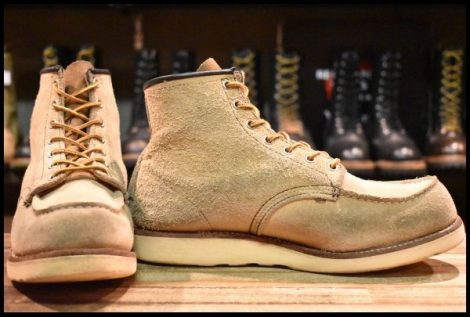 【8.5E 良品 08年】レッドウィング 8173 スエード アイリッシュセッター ホーソーン ラフアウト モックトゥ ブーツ redwing HOPESMORE