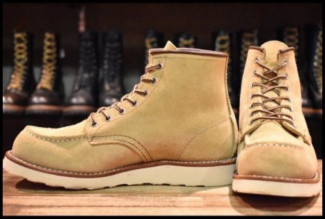 【8D 美品 22年】レッドウィング 8833 スエード アイリッシュセッター ホーソーン ラフアウト モック ブーツ redwing HOPESMORE