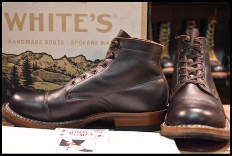 【8.5D 箱付 美品】WHITE’S ホワイツ 2332W セミドレス ブラウンドレス 茶 ビブラム269シングル 編み上げ ブーツ HOPESMORE