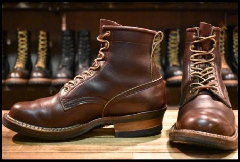 【8D 良品】WHITE’S ホワイツ スモークジャンパー ブラウン 茶 ビブラム430シングル ６インチハイト 編み上げ ブーツ HOPESMORE