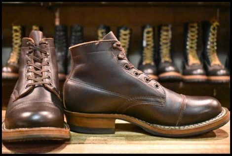 【8.5D 箱付 美品】WHITE’S ホワイツ 2332W セミドレス ブラウンドレス 茶 ビブラム269シングル 編み上げ ブーツ HOPESMORE