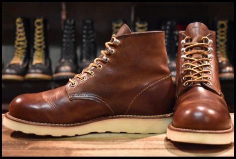 【7D 良品 16年】レッドウィング 9111 アイリッシュセッター 茶 カッパー ラフ＆タフ プレーントゥ 編み上げ ブーツ redwing HOPESMORE