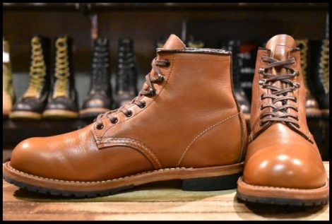 【7.5D 美品 17年】レッドウィング 9416 ベックマン シガー フェザーストーン プレーントゥ 編み上げ 9016 ブーツ redwing HOPESMORE