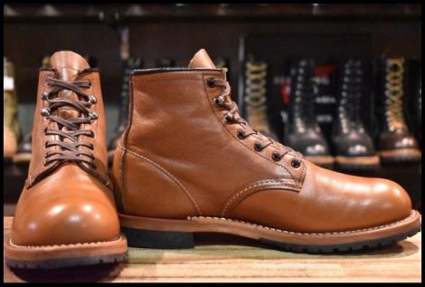 【7.5D 美品 17年】レッドウィング 9416 ベックマン シガー フェザーストーン プレーントゥ 編み上げ 9016 ブーツ redwing HOPESMORE