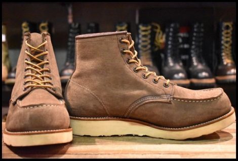 【8EE 美品 サイド羽タグ 00年】レッドウィング 2877 アイリッシュセッター ヌバック 茶 ブラウン 編み上げ ブーツ redwing HOPESMORE