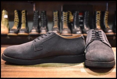 【9.5D 美品 BEAMS別注 13年】レッドウィング 9110 ネイビースエード オックスフォード ラフアウト ブーツ ビームス redwing HOPESMORE