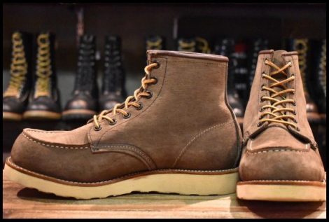 【8EE 美品 サイド羽タグ 00年】レッドウィング 2877 アイリッシュセッター ヌバック 茶 ブラウン 編み上げ ブーツ redwing HOPESMORE