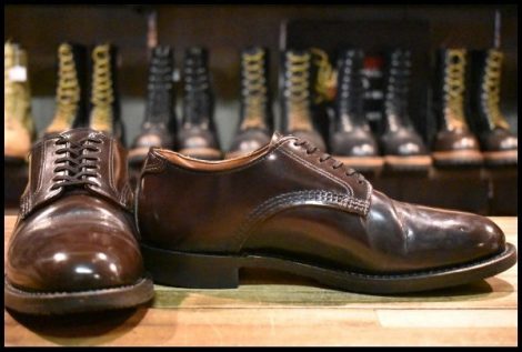 【7.5D 良品 17年】レッドウィング 9086 ミルワンブルーチャー オックスフォード MIL-1 シガー エスカイヤ ブーツ redwing HOPESMORE