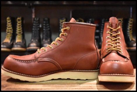 【9.5D 良品 13年】レッドウィング 9106 アイリッシュセッター 赤茶 レッドブラウン モックトゥ 8875 ブーツ redwing HOPESMORE