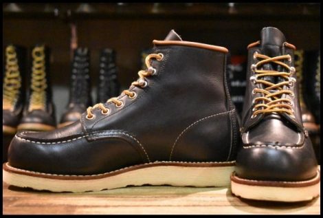 【7D 美品 19年】レッドウィング 8859 アイリッシュセッター ネイビーポーテージ 青 モックトゥ 8853 ブーツ redwing HOPESMORE