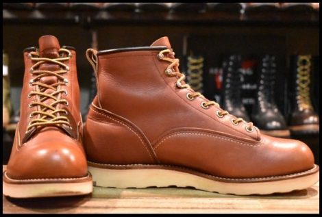 【7.5D 良品 06年】レッドウィング 2907 ラインマン 赤茶 オロラセット レースアップ 編み上げ LTT ブーツ redwing HOPESMORE