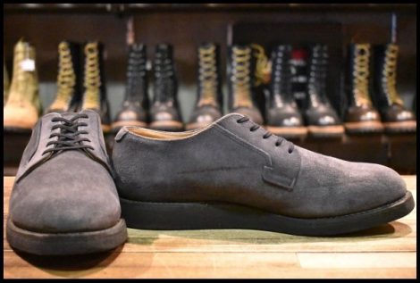 【9.5D 美品 BEAMS別注 13年】レッドウィング 9110 ネイビースエード オックスフォード ラフアウト ブーツ ビームス redwing HOPESMORE