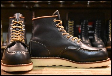【7D 美品 19年】レッドウィング 8859 アイリッシュセッター ネイビーポーテージ 青 モックトゥ 8853 ブーツ redwing HOPESMORE