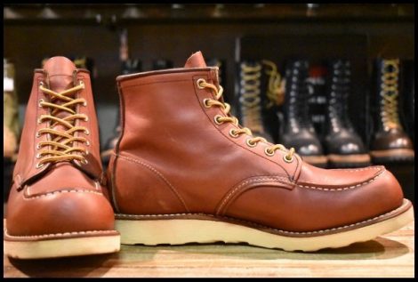 【9.5D 良品 13年】レッドウィング 9106 アイリッシュセッター 赤茶 レッドブラウン モックトゥ 8875 ブーツ redwing HOPESMORE
