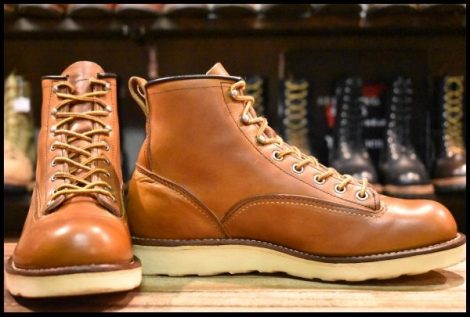 【7D 良品 11年】レッドウィング 2904 ラインマン 茶 ブラウン オロイジナル LTT 編み上げ レースアップ ブーツ redwing HOPESMORE