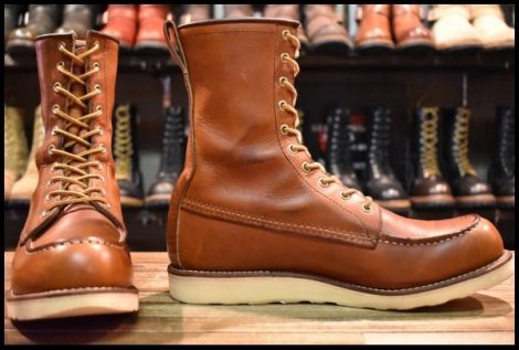 【10D 箱付 良品 17年】レッドウィング 877 ロング アイリッシュセッター 茶 オロレガシー レースアップ ブーツ redwing HOPESMORE