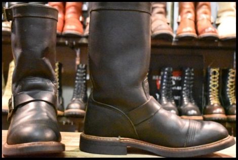 【8.5D 良品 11年】レッドウィング 8122 アイアンスミス エンジニア ブラック ハーネス 黒 キャップトゥ ブーツ redwing HOPESMORE