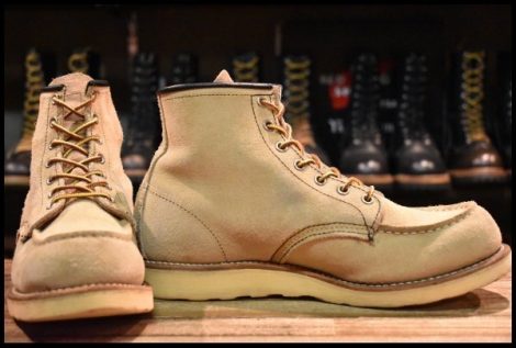 【9D 良品 10年】レッドウィング 8173 スエード アイリッシュセッター ラフアウト モックトゥ 編み上げ ブーツ redwing HOPESMORE