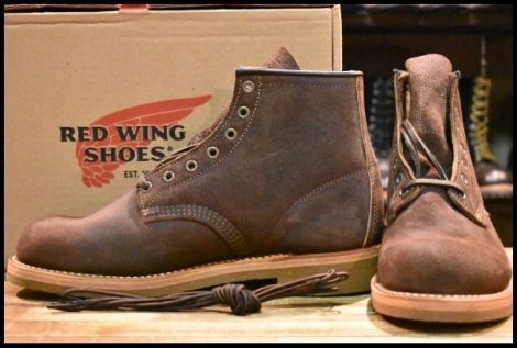 【9D 箱付 未使用 ナイジェルケーボン別注 12年】レッドウィング 4618 茶 マンソンラスト ハリスツイード 編み上げ ブーツ HOPESMORE