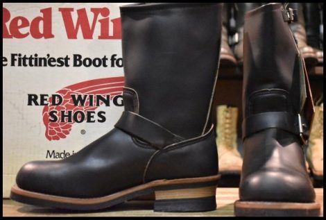 【7D 箱付 DEAD PT91プリント 94年】レッドウィング 2268 エンジニア ブラッククローム スチールトゥ ブーツ redwing HOPESMORE