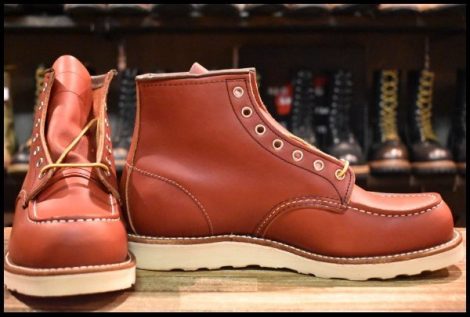 【9.5D 箱付 未使用 犬タグ復刻 23年】レッドウィング 8875 アイリッシュセッター 赤茶 オロラセット モック ブーツ redwing HOPESMORE