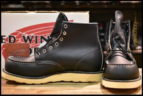 【8.5EE 箱付 DEAD 犬タグ 99年】レッドウィング 8179 アイリッシュセッター ブラッククローム モックトゥ ブーツ redwing HOPESMORE