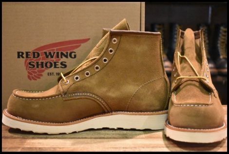 【9D 箱付 未使用 23年】レッドウィング 8881 アイリッシュセッター オリーブモハヴェ 編み上げ モックトゥ ブーツ redwing HOPESMORE