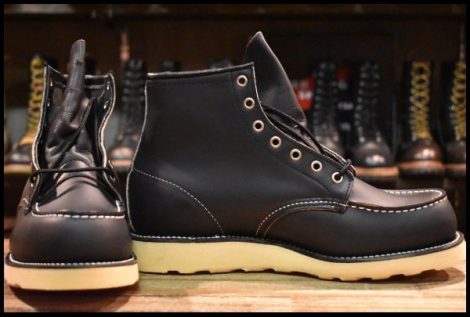 【8.5EE 箱付 DEAD 犬タグ 99年】レッドウィング 8179 アイリッシュセッター ブラッククローム モックトゥ ブーツ redwing HOPESMORE