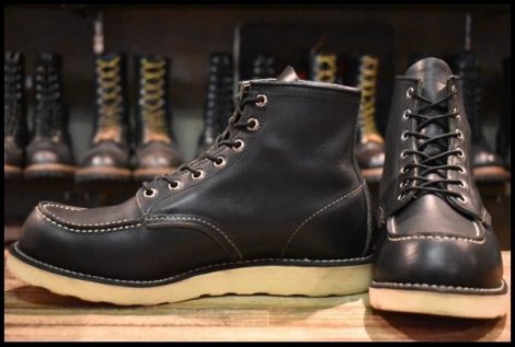 【9D 良品 13年】レッドウィング 9075 アイリッシュセッター 黒 ブラック ハーネス モックトゥ 8179 8130 ブーツ redwing HOPESMORE