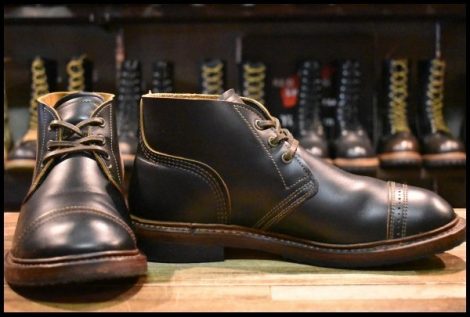 【9D 良品 ナイジェルケーボン別注】レッドウィング 4633 マンソン B-5 チャッカ クローンダイク 茶芯 編み上げ ブーツ redwing HOPESMORE