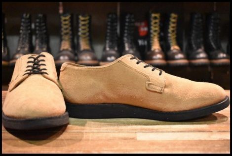 【10.5D 良品 13年】レッドウィング 9103 ポストマン オックスフォード サンド モハヴェ ラフアウト 短靴 ブーツ redwing HOPESMORE